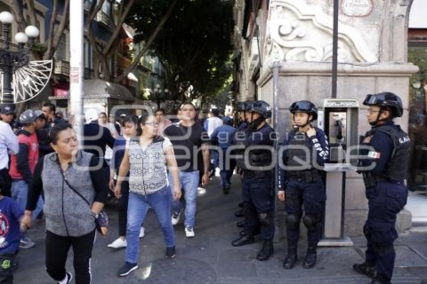 OPERATIVO AMBULANTES . CIERRE VIAL