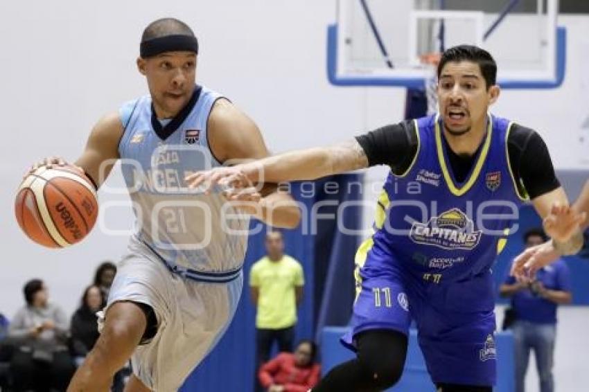 BASQUETBOL . ANGELES VS CAPITANES