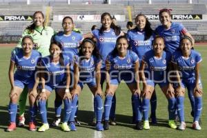 FUTBOL FEMENIL . LOBOS VS CRUZ AZUL