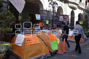 PLANTÓN DESPEDIDOS AYUNTAMIENTO