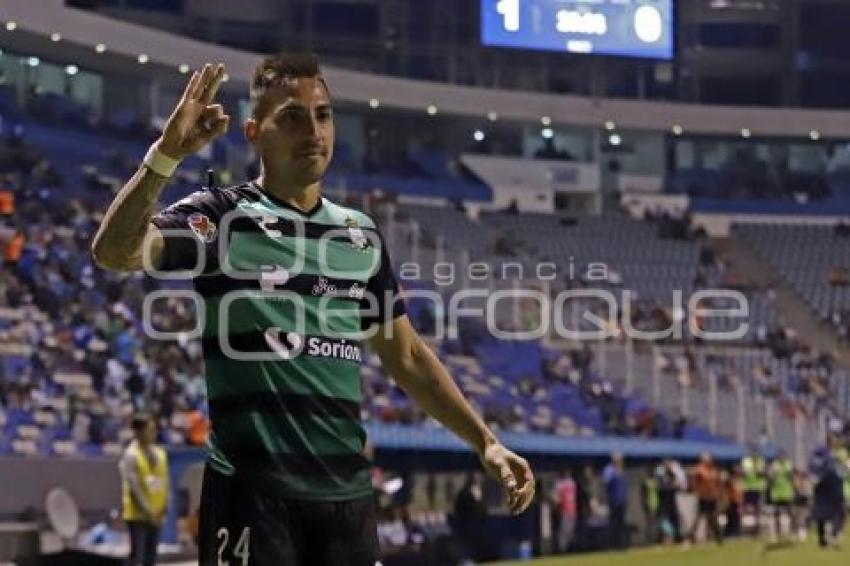 FÚTBOL . CLUB PUEBLA VS SANTOS