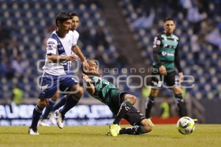 FÚTBOL . CLUB PUEBLA VS SANTOS