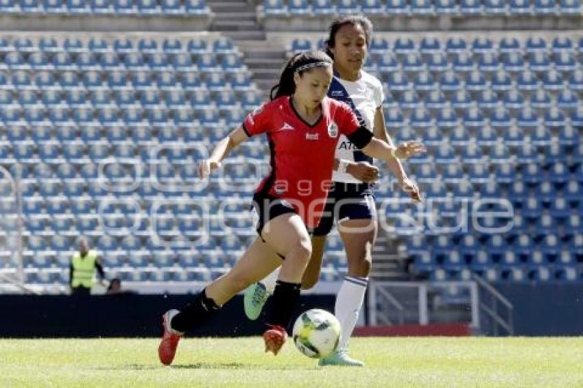 FUTBOL FEMENIL . PUEBLA VS LOBOS