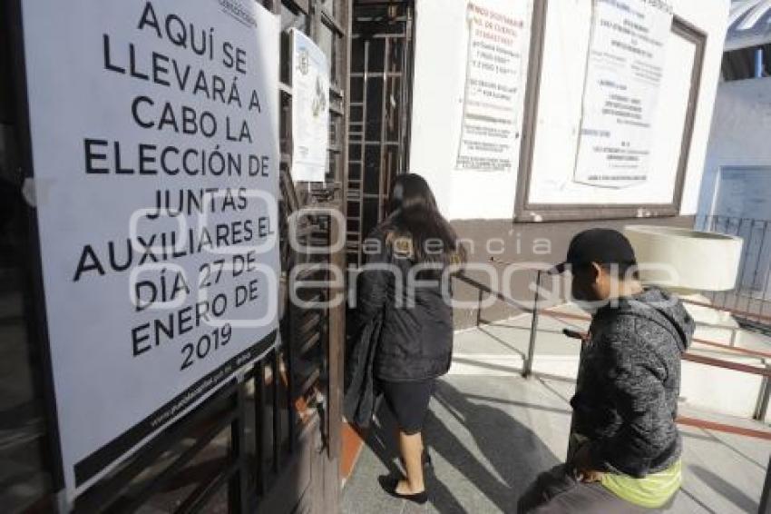 ELECCIONES . JUNTAS AUXILIARES