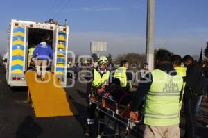 ACCIDENTE . AUTOPISTA PUEBLA-MEXICO