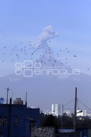 VOLCÁN POPOCATÉPETL . FUMAROLA