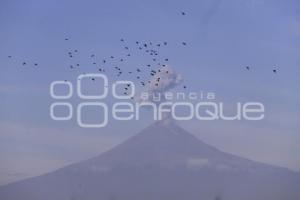 VOLCÁN POPOCATÉPETL . FUMAROLA