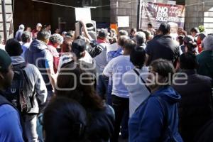 MANIFESTACIÓN SINDICATO BENITO JUÁREZ