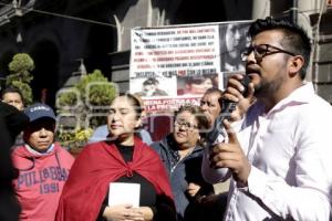 MANIFESTACIÓN SINDICATO BENITO JUÁREZ