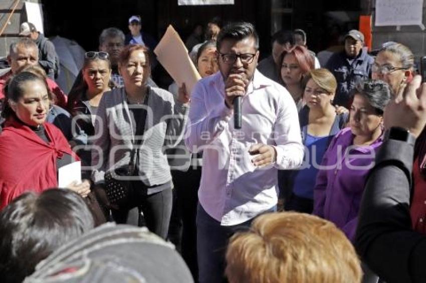 MANIFESTACIÓN SINDICATO BENITO JUÁREZ