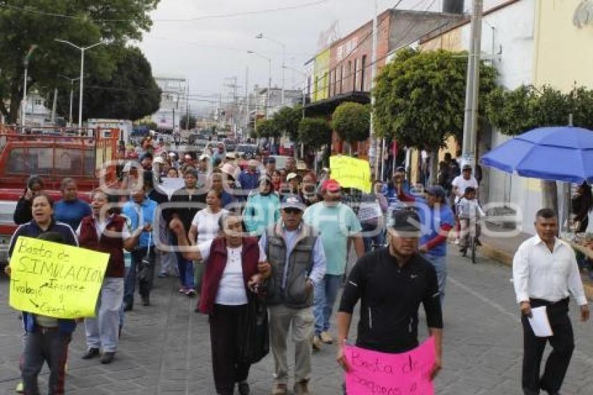 MANIFESTACIÓN . HUEJOTZINGO