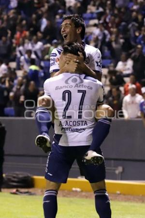 FÚTBOL . CLUB PUEBLA VS PACHUCA