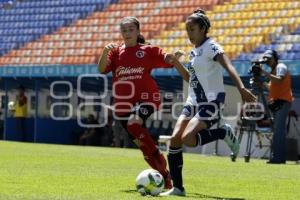 FÚTBOL FEMENIL . PUEBLA VS XOLOS