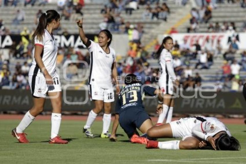 FÚTBOL FEMENIL . LOBOS VS AMÉRICA