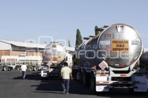 MANIFESTACIÓN TRANSPORTISTAS COMBUSTIBLE