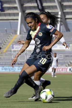 FÚTBOL FEMENIL . LOBOS VS AMÉRICA