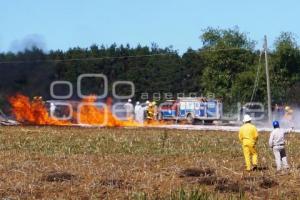 INCENDIO DUCTO . HUAUCHINANGO