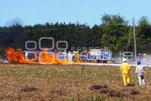 INCENDIO DUCTO . HUAUCHINANGO