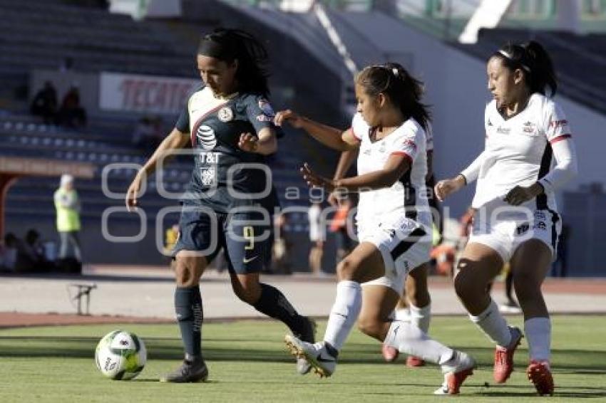 FÚTBOL FEMENIL . LOBOS VS AMÉRICA