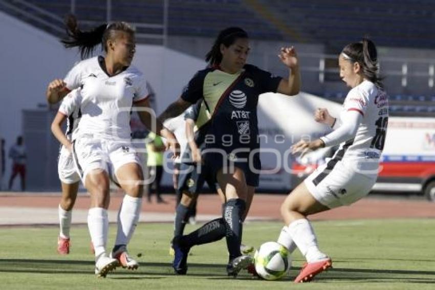 FÚTBOL FEMENIL . LOBOS VS AMÉRICA