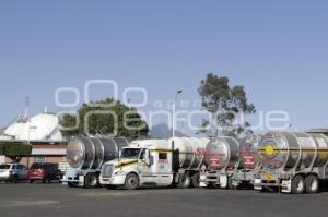 MANIFESTACIÓN TRANSPORTISTAS COMBUSTIBLE