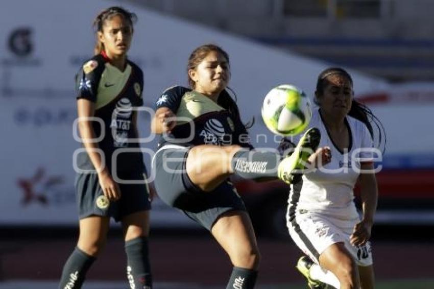 FÚTBOL FEMENIL . LOBOS VS AMÉRICA