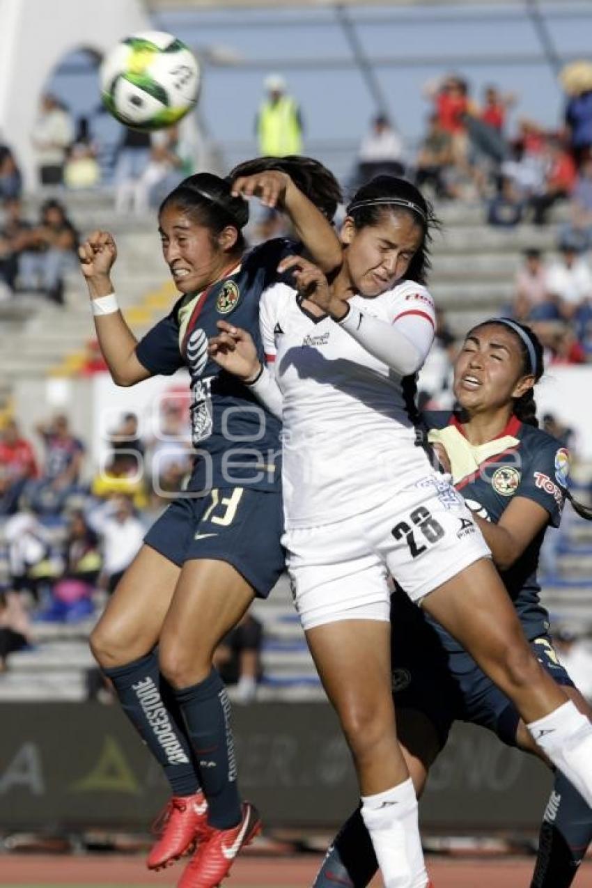 FÚTBOL FEMENIL . LOBOS VS AMÉRICA