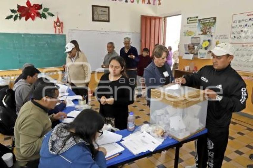 ELECCIONES . JUNTAS AUXILIARES . HUEYOTLIPAN