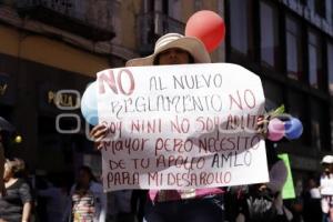 MANIFESTACIÓN ESTANCIAS SEDESOL