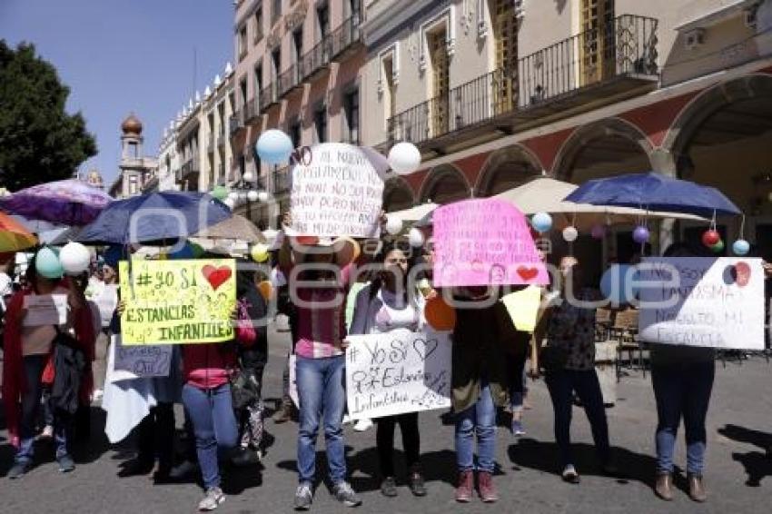 MANIFESTACIÓN ESTANCIAS SEDESOL