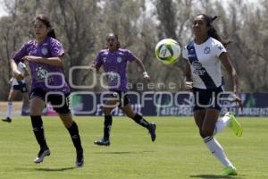 FUTBOL FEMENIL . CLUB PUEBLA VS TUZOS