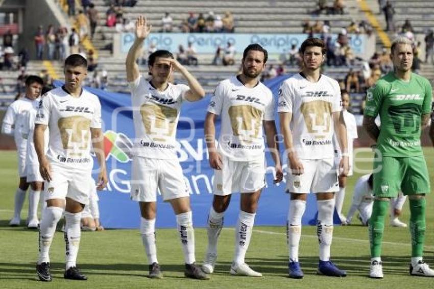 FÚTBOL . LOBOS BUAP VS PUMAS