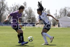 FUTBOL FEMENIL . CLUB PUEBLA VS TUZOS