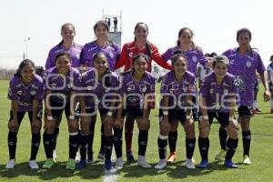 FUTBOL FEMENIL . CLUB PUEBLA VS TUZOS