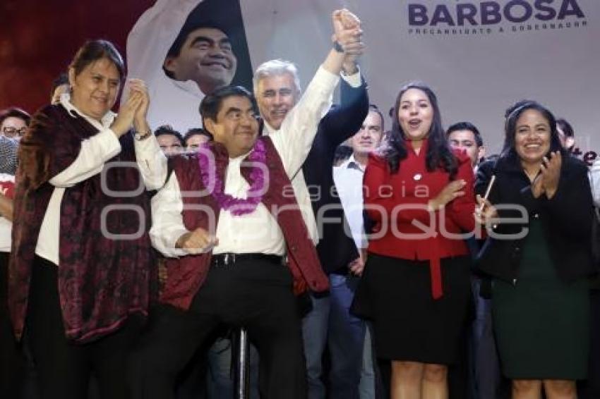 MIGUEL BARBOSA . CIERRE DE PRECAMPAÑA