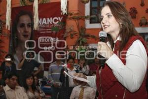 NANCY DE LA SIERRA . CIERRE DE PRECAMPAÑA