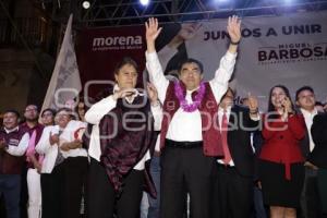 MIGUEL BARBOSA . CIERRE DE PRECAMPAÑA