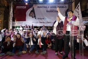 MIGUEL BARBOSA . CIERRE DE PRECAMPAÑA