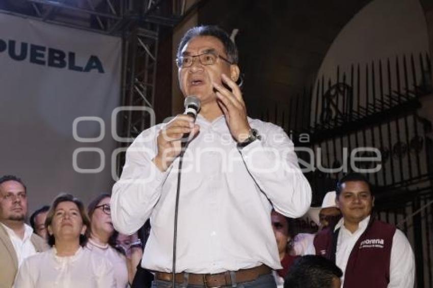 MIGUEL BARBOSA . CIERRE DE PRECAMPAÑA