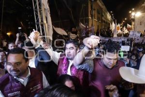 MIGUEL BARBOSA . CIERRE DE PRECAMPAÑA