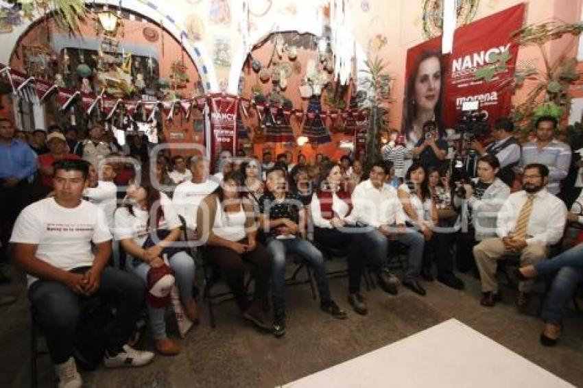 NANCY DE LA SIERRA . CIERRE DE PRECAMPAÑA