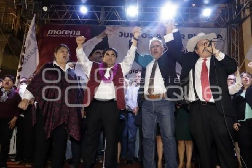 MIGUEL BARBOSA . CIERRE DE PRECAMPAÑA