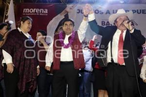 MIGUEL BARBOSA . CIERRE DE PRECAMPAÑA