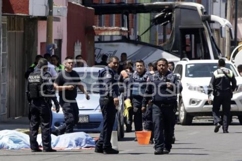 INCENDIO AUTOBÚS