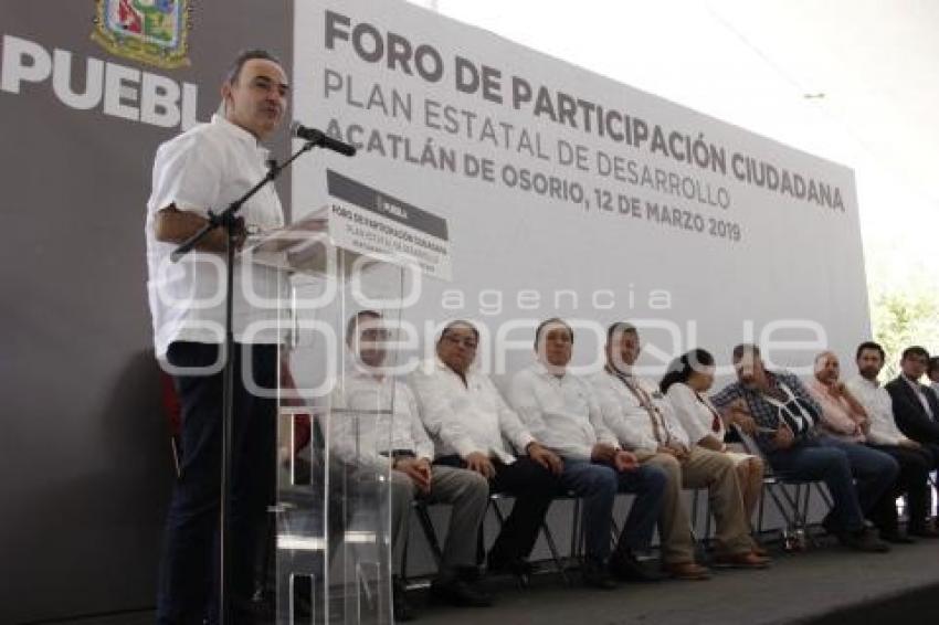 FORO PARTICIPACIÓN CIUDADANA . ACATLAN