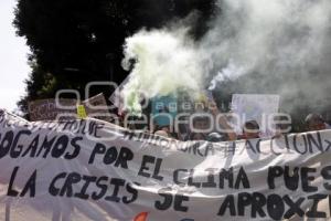 MANIFESTACIÓN CONTRA CAMBIO CLIMÁTICO