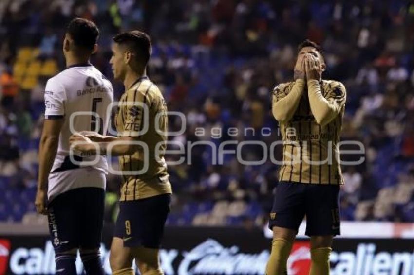 FÚTBOL . CLUB PUEBLA VS PUMAS