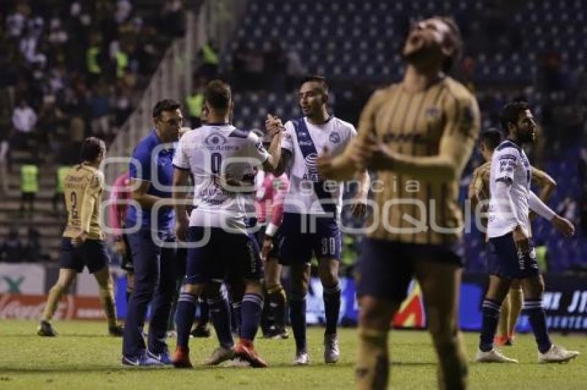 FÚTBOL . CLUB PUEBLA VS PUMAS