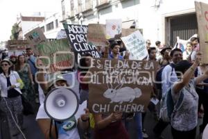 MANIFESTACIÓN CONTRA CAMBIO CLIMÁTICO