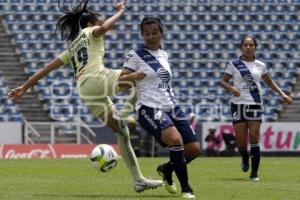 FUTBOL FEMENIL . CLUB PUEBLA VS AMERICA